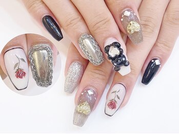 ネイルコレクション ピンク(Nail Collection Pink)/ジェル放★地雷系：３Ｄ闇くま☆