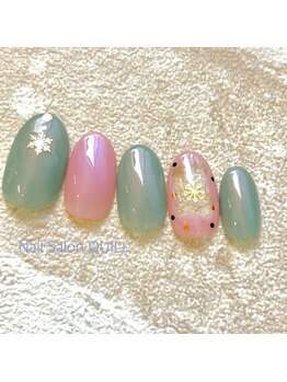 ネイルサロン クイル(QUILL)/12月ちょこっとアート（3）