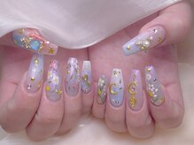 ネイルプリンセス(Nail Princess)/夕日ネイル