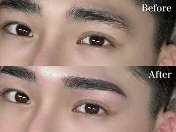 オンリーケアバイジャパン(ONLY CARE by JAPAN)/【メンズ眉ワックス+眉パーマ】