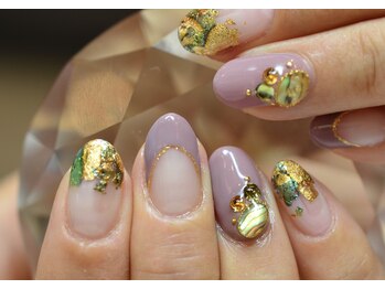 ネイルサロン プルミエール(Premiere)/マーブルホイル