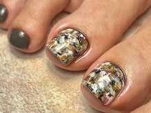 オーラリー ネイル アート メゾン(ORRERY nail art maison)/フット / ツイード