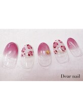 ディア ネイル(Dear nail)/ピンクレオパード