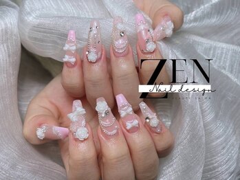 ゼン ネイル デザイン 池袋(ZEN NAIL DESIGN)/* 長 さだしやり放題×つけ放題