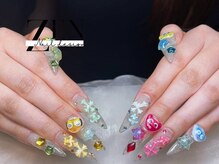 ゼン ネイル デザイン 池袋(ZEN NAIL DESIGN)/長さだしやり放題×つけ放題