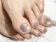 プティパントル(Putit Peinture)の写真/夏前先取り！大人の上品フットネイルで足元から輝く♪角質ケアも◎浮きにくい施術で長持ち！
