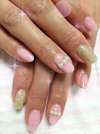 ピンクでモテネイル