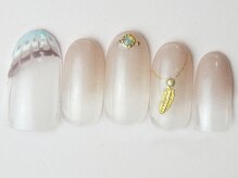 池袋ネイルサロン イイネイル(Ee-Nail)/フェザーネイル全員￥6980