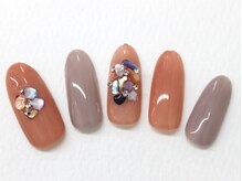 ネイルサロンセレーネ(Selene)/クリアカラー　シェルネイル