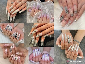 ピンクドールハウス 掛川店(Pink Doll House)の写真/クオリティにこだわる実力派サロン★手描きアート・韓国ネイルはもちろん、シンプル~派手ネイル迄再現性◎