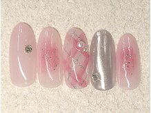 リノ ネイル(Rino nail)/11月新作 ピンクチーク 711ｋ2
