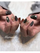 マーベイユ(Merveille)/メタリック×キラキラネイル