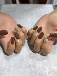 チェックネイル