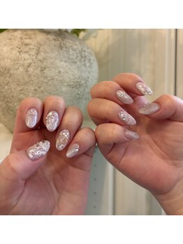 ミッシュネイル(mish nail)/上品☆レースネイル