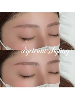 トパーズブロウ 宇都宮竹林店(TOPAZ BROW)/自眉に合わせたナチュラル眉