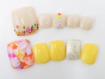 ネイルサロンセレーネ(Selene)/サマーフラワーネイル