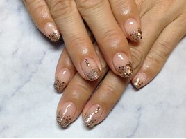 ゴールドラメグラデ