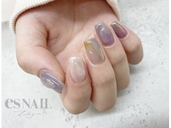 エスネイル 新宿西口店(es NAIL)/艶感ネイル