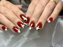 サロンドフォーエイチ(salon de 4H)/レオパードフレンチネイル★