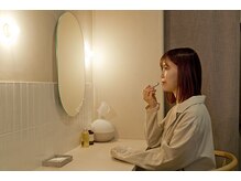 メイク直しスペースご用意しています『肌管理・美肌・小顔』