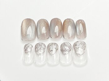 塗りかけ×マグネットニュアンス