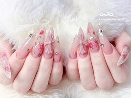 お花柄ネイル
