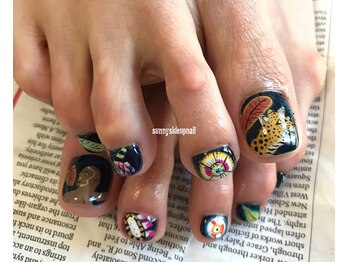 サニーサイドアップ ネイル(Sunny SideUp nail)/animal pop art.
