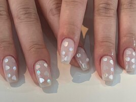 ハートホロネイル