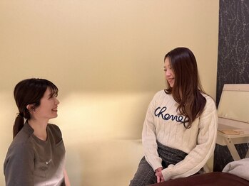 癒しま専科/施術後お体の状態を説明します