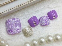 アンティム(Intime)/FOOTガーリーフラワーネイル