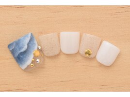 6600円　フットネイル