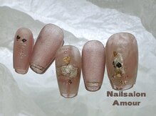 アムールユシマテン 上野湯島店(Amour)/キラキラ秋のネイルコース¥7980