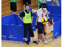 インターハイの様子。長年部活動などのサポートをしています