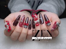 ゼン ネイル デザイン 池袋(ZEN NAIL DESIGN)/* 長 さだしやり放題×つけ放題