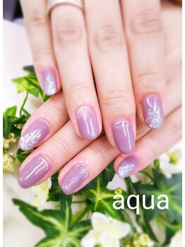 アイラッシュアンドネイルサロン アクア(aqua)/定額アート