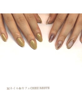 Mネイルアンドカフェ シェレステ/ニュアンスネイル