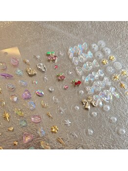 アイラッシュマルヴァ(Eye Lash Malva)/耳つぼジュエリー☆パーツ