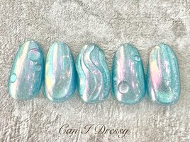 オーロラドロップネイル¥9000