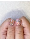 絵本の世界観をネイルにデザイン