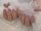 ラメグラデーション/パープル