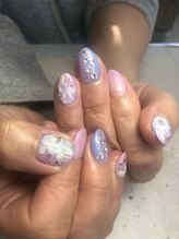 ヘアーアンドネイル ルシア(Hair&Nail Lucia)/ピンクとパープルで春らしさを