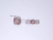 ネイルサロンリシェ 烏丸御池(Recher)/ホロ×オーロラ　ニュアンス