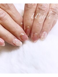 桜ピンクネイル