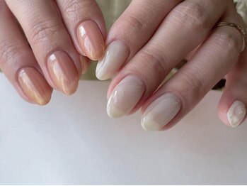 アイネイルズ 梅田店(I nails)/Narumi限定ちゅるんミラーアシメ