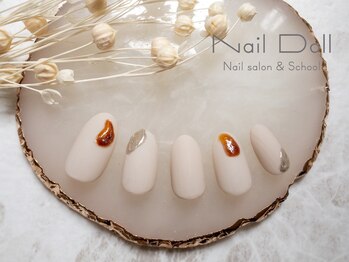 ネイルドール(Nail Doll)/鼈甲マット×ミラー