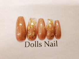 ベージュ金箔ラインテープ