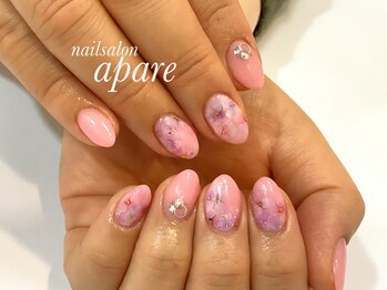 春☆ふんわりフラワーネイル