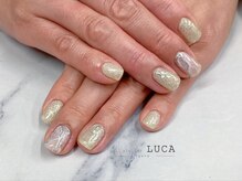 ネイルアトリエルカ(nail atelier LUCA)/M-341 大人上品大理石ネイル