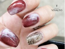 ワールド ビューティ ヴィヴァルト 宝塚店(WORLD BEAUTY VIVALTO)/ニュアンスネイル/秋ネイル