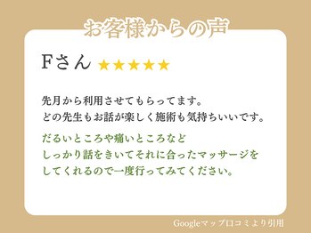神戸新長田わだち整骨院/お客様の声15